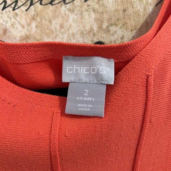 Chico's Raglan Sleeve Pullover sz 14 - Picture 2 of 5